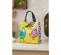 Ulster Weavers 'Chick Chicken' Chicken Print 100% Cotton, PVC Coated Small PVC Bag in Yellow Ulster Weavers Yellow One Size