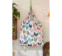 Ulster Weavers 'Chick Chicken' Chicken Print Polyester Packable Bag in Cream Ulster Weavers Cream One Size