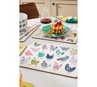 Ulster Weavers 'Chick Chicken' Chicken Print Printed MDF Placemat (4 Pack) in Off-White Ulster Weavers Off-White