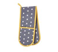 Ulster Weavers Double Oven Glove - Bees (100% Cotton Outer; 100% Polyester wadding; CE marked, Yellow)