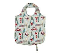 Ulster Weavers Christmas Foldable Shopper 42 x 46cm, Reusable Eco-Friendly Tote, Lightweight Grocery Carrier with Santa Design, Compact Everyday Accessory for Retail, Travel & Festive Errands