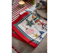 Ulster Weavers 'Christmas Ornaments' Festive Print 100% Cotton Napkins (2 Pack) Ulster Weavers Multicolor
