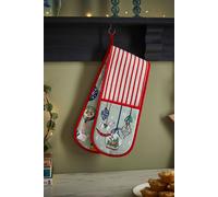 Ulster Weavers 'Christmas Ornaments' Festive Print Double Oven Glove Ulster Weavers Multicolor