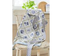 Ulster Weavers 'Coastal Treasures' Coatal Inspired Print 100% Cotton Apron in Blue Ulster Weavers Blue