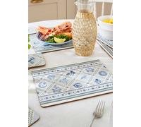 Ulster Weavers 'Coastal Treasures' Coatal Inspired Printed MDF Placemat (4 Pack) in Blue Ulster Weavers Blue