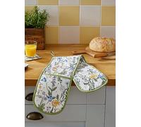 Ulster Weavers Cottage Garden Cotton Double Oven Glove Green