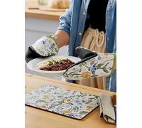 Ulster Weavers Cottage Garden Cotton Microwave Mitts Green