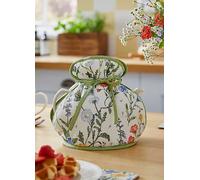 Ulster Weavers - Garden Flowers Muff Tea Cosy (23 x 26 x 18cm) - 100% Cotton - Teapot Warmer with Meadow Flowers - Floral Tea Cozy in Green - Floral Gifts - Vintage Tea Cosy Cover