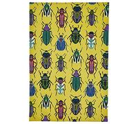 Ulster Weavers Cotton Tea Towel - Beetles (100% Cotton, Green)