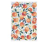 'Lifes Peachy' Food & Drink Print 100% Cotton Tea Towel Ulster Weavers Peach One Size