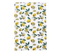 'Lemons' Graphic Print 100% Cotton Tea Towel Ulster Weavers Yellow One Size