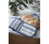 Ulster Weavers Denim Stripe Cotton Double Oven Glove Denim