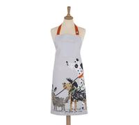 'Dog Days' Animal Print 100% Cotton Apron Ulster Weavers Grey One Size