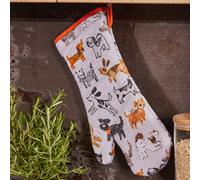 Ulster Weavers Dog Days Animal Print Gauntlet Oven Glove