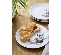 Ulster Weavers 'Dog Days' Animal Print Porcelain Side Plate in White Ulster Weavers White