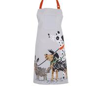 'Dog Days' Animal Print 100% Cotton Apron Ulster Weavers Grey One Size