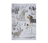Ulster Weavers Dog Days Tea Towel Black