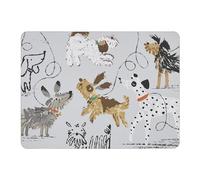 Ulster Weavers - Dog Themed Place Mats for Table - 4x Pieces (21 x 29 x 0.5cm) - Dogs Printed Cork Placemats Set of 4 - Kitchen Accessories - Animal Themed Placemats/Table Mats - Dog Lovers Gifts