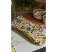 Ulster Weavers 'Emmeline' Floral Print Gauntlet Oven Glove in Green Ulster Weavers Green
