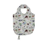 Ulster Weavers - Farm Animals Foldable Shopping Bag (61 x 46cm) - Reuseable Shopping Bag with Sheep, Cow & Pig - Eco-Friendly Bag for Shopping - Grocery Bag with Sheep & Chicken - Sheep Gifts
