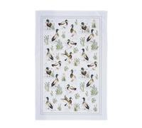 Ulster Weavers 'Farmhouse Ducks' Animal Print 100% Cotton Tea Towel in Green Ulster Weavers Green