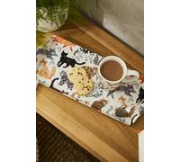 Ulster Weavers 'Feline Friends' Animal Print 70% Polypropylene Small Tray in Cream Ulster Weavers Cream