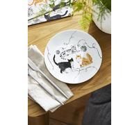 Ulster Weavers 'Feline Friends' Animal Print Porcelain Side Plate in White Ulster Weavers White