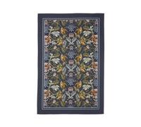 Ulster Weavers 'Finch & Flower' Animal Print 100% Cotton Tea Towel in Navy Ulster Weavers Navy