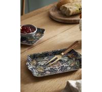 Ulster Weavers 'Finch & Flower' Animal Print 70% Polypropylene Scatter Tray in Navy Ulster Weavers Navy