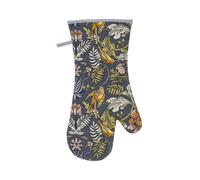 Ulster Weavers 'Finch & Flower' Animal Print Gauntlet Oven Glove in Navy Ulster Weavers Navy