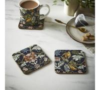 Ulster Weavers Finch & Flower Animal Print Printed Mdf Coasters (4 Pack)