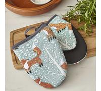 Ulster Weavers Foraging Fox Pair of Micro Mitts Blue