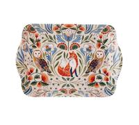 Ulster Weavers Forest Rabbit Fox Owl Serving Tray (21 x 14cm), Kitchen Accessories, Serving Tea Tray, Lap Tray for Mug/Cup, Wood Animals, Botanical Prints, BKHBGSCTRG1XZ