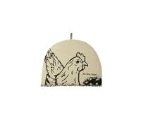 Ulster Weavers Free Range Tea Cosy - Beige Linen/Cotton Blend - 35 x 27 cm