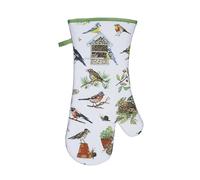 Ulster Weavers - Garden Birds Gauntlet Oven Glove (37 x 20cm) - 100% Cotton - 1 Piece - Bird Oven Glove Heat Resistant - Washable - Garden Themed Oven Glove - Kitchen Accessories - Kitchen Gifts