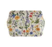 Ulster Weavers - Garden Flowers Serving Food Tray (21 x 14 x 2cm) - Dishwasher Safe - Plastic Serving Tray - Kitchen Accessories - Botanical Floral Serving Tray/Dinner Tray/Tea Tray/Snack Tray