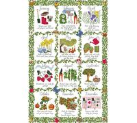 Ulster Weavers Gardeners Calendar 2 Cotton Tea Towel