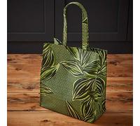 Ulster Weavers Geo Leaves Green Kitchen Textiles (Medium PVC Bag)