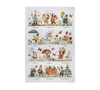 Ulster Weavers Gnome For The Holidays Graphic Print 100% Cotton Tea Towel