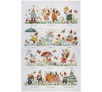 Ulster Weavers 'Gnome for the Holidays' Graphic Print 100% Cotton Tea Towel Ulster Weavers Multicolor