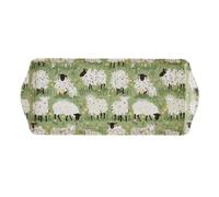 Ulster Weavers 'Woolly Sheep' Animal Print 70% Polypropylene Small Tray in Green Ulster Weavers Green