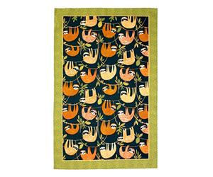 Ulster Weavers Hanging Around Tea Towel, 100% Cotton - With Cute Rainforest Sloth Design - Kitchen and Cooking Gifts for Bakers & Chefs - Homeware & Kitchenware Range