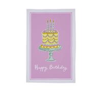 Ulster Weavers 'Happy Birthday' Food Print 100% Cotton Tea Towel Ulster Weavers Multicolor