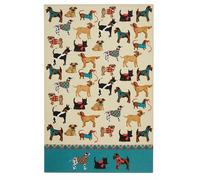 Ulster Weavers Cotton Tea Towel - Hound Dog (100% Cotton, Turqouise)