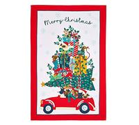 Ulster Weavers Hound Dog Christmas Cotton Tea Towel, Multi