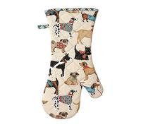 Ulster Weavers Hound Dog Single Oven Glove Beige, Black and Green