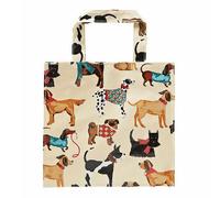 Ulster Weavers PVC Bag - Durable 100% Cotton with Wipe Clean Coating and Polyester Lining, Everyday Use, Easy to Clean, Sturdy Construction, Small, Animal Theme, Hound Dog, Natural