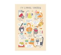 Ulster Weavers Im Slimming Tomorrow Food & Drink Print 100% Cotton Tea Towel