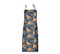 Ulster Weavers 'Connie the Cow' Trees Print 100% Cotton Apron in Navy Ulster Weavers Navy