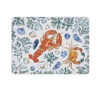 Ulster Weavers - Lobster Place Mats for Table - 4x Pieces (21 x 29 x 0.5cm) - Ocean Sea Animals Printed Cork Placemats Set of 4 - Lobster Kitchen Accessories - Table Mats with Crab & Shellfish